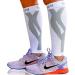 BLITZU 3 Pairs Calf Compression Sleeves Size L-XL for Men and Women - Orange, Black, White - Leg Support for Calf Pain & Shin Splints | Footless Compression Socks - Buy Online on GoSupps.com
