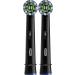 Oral-B CrossAction Black Electric Toothbrush Replacement Brush Heads - 2 Pack - Buy Online on GoSupps.com