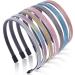 Rhinestone Headband for Women Girls 7Pcs Bling Sparkly Crystal Diamond Headband Thin Plastic Hair Band Glitter Hair Accessories (7Pcs Colorful Rhinestone)