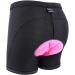 Sportneer Cycling Shorts for Women Rshorts Cycling Women with 3D Gel for Women Cycling Shorts S - 2XL M Black