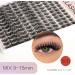 3D Fake Lashes Set - Individual False Eyelashes with Eyelash Glue and Tweezers for Beginners Reusable - Buy Online on GoSupps.com