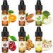 Food Flavoring Oil - Concentrated Candy Flavors 6 Liquid Lip Gloss Flavoring Oil Almond Butter Pecan Pistachio Flavor Oil for Baking Cooking Slime Making Drinks Water & Oil Soluble - 0.25 Fl Oz - Buy Online on GoSupps.com