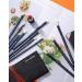 11-Piece Essential Eyeshadow Brush Set - Blue Eye Makeup Brushes for Blending Eyebrow & Eyeliner - Perfect for International Shipping - Buy Online on GoSupps.com