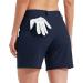 Willit Women's Golf Hiking Shorts 7 | Quick Dry & Water Resistant | Deep Blue, Size 12 - Buy Online on GoSupps.com