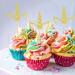 Arthsdite 24Pcs Unicorn Horn Cupcake Toppers Gold Glitter Unicorn Cupcake Picks for Unicorn Theme Baby Shower Birthday Wedding Engagement Party Cake Decorations Supplies - Gold Glitter - Buy Online on GoSupps.com