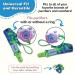 Soothie Pacifier Clip Boy 4-Pack by Akeekah | Eco-Friendly Gift Box | BPA-Free & Washable | Colorful Designs | Safe Baby Pacifier Leash & Binkie Clips - Buy Online on GoSupps.com