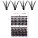 200Pcs Individual Cluster Lashes Extensions Mixed Trays 30D/40D 0.07 D Curl 8-16mm | DIY Eyelash Extensions at Home - Buy Online on GoSupps.com