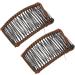 Vintage Tire Comb Lightweight Portable Banana Hair Clips Easy Operation 2 Pieces Strong and Durable for Office (#1) - Buy Online on GoSupps.com