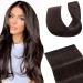 Hair Extensions Clip in Brown 12 Inches One Piece Clip in Hair Extensions Real Human Hair