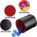 6-Piece PU Leather Dice Cup Set with Quiet Shaker and 30 Dices - Black - Buy Online on GoSupps.com