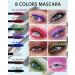 Burgundy Mascara Waterproof Tubing Mascara Volume and Length Voluminous Colored Mascara for Eyelashes Long Lasting Smudge-proof Lengthening Colorful Mascara with Silk Fiber No Flaking or Clumping - Buy Online on GoSupps.com