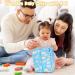 Kizfarm 8-in-1 Activity Cubes - Montessori Wooden Toys for 1 Year Olds | Motor Skills Development for Babies 12-18 Months | Perfect Birthday & Christmas Gift - Buy Online on GoSupps.com