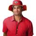 FOCO Kansas City Chiefs NFL Team Logo Sun Bucket Hat | Solid Team Color - Buy Online on GoSupps.com
