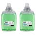 GOJO Green Certified Foam Hand Hair & Body Wash Cucumber Melon Scent 2000 mL Refill for GOJO FMX-20 Push-Style Dispenser (Pack of 2) - 5263-02
