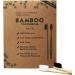 GeekerChip Bamboo Toothbrush 10 Colors Bamboo Toothbrush Natural Soft Bristles Ecological and 100% Biodegradable 10 count (Pack of 1) - Buy Online on GoSupps.com