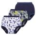 BIG ELEPHANT Baby Training Pants - Potty Training Underwear, Absorbent Underpants for Toddler Blue Whale 3 Pack 5T (Pack of 3)