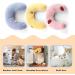Homelifthub Fluffy Cat Bed Pillows - 3 Pack for Indoor Cats, Rabbit Design, Pink, Blue, Yellow - Buy Online on GoSupps.com