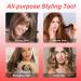 Beautimeter 3-in-1 Hot Air Brush & Hair Dryer - Ionic Volumizer for Straightening & Curling, 1000W - Black & Gold - Buy Online on GoSupps.com