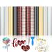 HTV Heat Transfer Vinyl Bundle Holographic Pattern Iron On Vinyl for Cricut 12pcs Pre-Cut Sheets Mixed Color HTV Iron Vinyl for T-Shirt & DIY Craft, 12"x10" Vintage Style