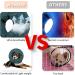 WONDAY Inflatable Dog Cone XL - Adjustable Recovery Collar for Post-Surgery Healing - Soft & Comfy Protective Collar for Wound Recovery - Prevent Biting & Scratching - Grey - Buy Online on GoSupps.com