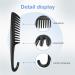 Wapodeai Wide Tooth Shower Comb for Curly Hair Wet/Dry - Tangle Free Premium Black Comb - Buy Online on GoSupps.com