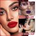 Dark Black Blue Purple Matte Liquid Lipstick Set - Long Lasting, Smudge Proof, Waterproof | CAHIUYOA 3Pcs Lip Gloss Makeup Set - Buy Online on GoSupps.com