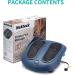 Nekteck Shiatsu Heated Foot Massager Machine with Infrared Heat - Electric Kneading for Plantar Fasciitis Relief - Blue - Buy Online on GoSupps.com