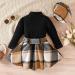 Miipat Baby Girl Fall Winter Clothes Set | Long Sleeve Toddler Outfits | Pullover Tops & Mini Skirts | Girls Dress 3-4 Years | BlackBrown - Buy Online on GoSupps.com