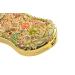 Jinvun Antique-Like Gold Peacock Compact Mirror - Durable Travel Purse Makeup Mirror | Vintage Design, Shield Shape, Magnification | Unique Jewellery Gift - Buy Online on GoSupps.com
