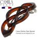 Camila Paris CP2425 French Tortoise Shell Hair Barrette for Women - Strong Hold Grip, Stylish No Slip Clip - Made in France - Buy Online on GoSupps.com