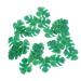 Cupcake Toppers Palm Leaf Cake Toppers Wooauto Edible Cake Decorations for Family Cupcake Wedding Cake Birthday Party Food Decoration 48PCS Leaf