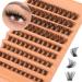 Lash Clusters DIY Eyelash Extensions 8-16mm Clusters Lashes Wispy D Curl Individual Lashes DIY Lash Extensions at Home Eyelash Clusters 99Pcs Individual Cluster Eye Lashes by Yawamica 40D-Natural