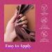 Beetles 20 Pcs Gel Nail Polish Kit - Manhattan Collection Autumn Fall Winter Colors | Nude, Glitter, Burgundy, Red, Purple, Champagne Gold Gel Polish Set with Glossy & Matte Top Base Coat | Halloween Gifts for Women - Buy Online on GoSupps.com