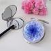 MADDesign Mother of Pearl Purple Flower Petals Compact Makeup Travel Mirror - Buy Online on GoSupps.com