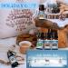 SALKING Winter Essential Oils Set for Aromatherapy & Candle Making - Cinnamon, Sugar Cookie, Cranberry, Peppermint, Gingerbread Scents - Buy Online on GoSupps.com