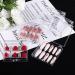 Noverlife 10PCS Press On Nail Storage Box with Acrylic Display Sticks and Double Sided Tape - Clear Empty Plastic Container for False Nail Tips - 2.6x2.6 inch - Buy Online on GoSupps.com