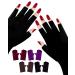 UV Gloves for Nails  4 Pairs UV Light Gloves for Gel Nails  Professional Fingerless UV Protection Gloves for Gel Manicure Protect Hands from UV Harm