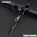 Left-Handed Hairdressing Scissors 5.5" 360 Rotation Thumb Professional Hairdressing Scissors Lefty Straight Clippers Barber Razor Edge with Tension Adjustment. - Buy Online on GoSupps.com