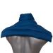Rapeseed cushion shoulder and neck pillow with collar.Good warmth for the neck.An alternative to the neck of the neck.|Bio-fabric gentian blue
