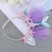 Lurrose Mermaid Headband - Glitter Hairband Party Accessory for Kids | Blue Starfish Hair Accessories - Buy Online on GoSupps.com