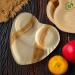 Naturelia 100% Compostable 10-Inch Heart-Shaped Palm Leaf Disposable 3 Partition Plates- Eco-Friendly Biodegradable and Microwave-Safe for Special Occasions - Buy Online on GoSupps.com