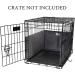Pet Dreams Dog Crate Bumper - Eco Friendly Pads for Wire Crate | 18 Graphite Grey - Buy Online on GoSupps.com