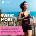 Sports Research Sweet Sweat Waist Trimmer - Large Black & Pink Belt for Enhanced Workout - Buy Online on GoSupps.com