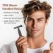 Men's Double Edge Safety Razor - Matte Black Thick Short Handle 10 Blades Portable Travel Size Smooth Closed Shave - Buy Online on GoSupps.com