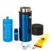 4ALLFAMILY 72 Hours 7 Pen Medical Insulin Cooler Travel CASE USB Charger + BIOGEL Ideal Diabetic Medicine Portable Insulina Carrying Bag TSA Approved Medication Bottle Diabetes Storage Vial (Blue)