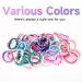 48 Pcs Seamless Nylon Elastic Hair Ties for Girls - Cute Fabric Ponytail Holders in 48 Colors with Prints - No Damage Hair Accessories for Women - Buy Online on GoSupps.com