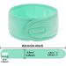 Whaline Spa Headband Set - 4 Pack Stretch Terry Cloth Hair Bands for Sport, Yoga, Shower - Mint Green - Buy Online on GoSupps.com