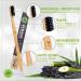 Charcoal Bamboo Toothbrushes (12 Pack) - Extra Soft Bristles for Adults & Kids | Eco-Friendly, Biodegradable, BPA-Free - Buy Online on GoSupps.com