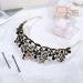 Lurrose Luxury Black Crystal Crown - Baroque Halloween Tiara & Rhinestone Queen Crown - Buy Online on GoSupps.com