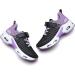 RomenSi Air Athletic Running Shoes - Lightweight Breathable Kids Sneakers - Blackpurple - Size 4 Big Kid - Buy Online on GoSupps.com